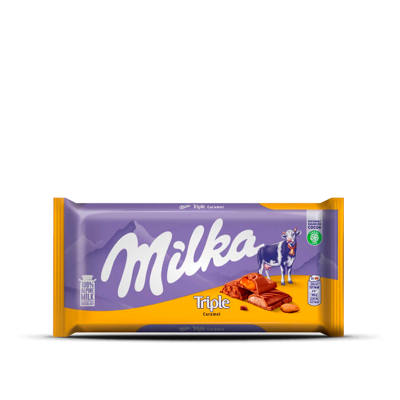 Milka Triple Caramelo 90g